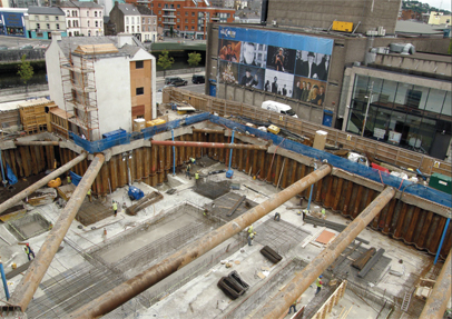 Major Cork City development waterproofed to BS 8102 2009 standard